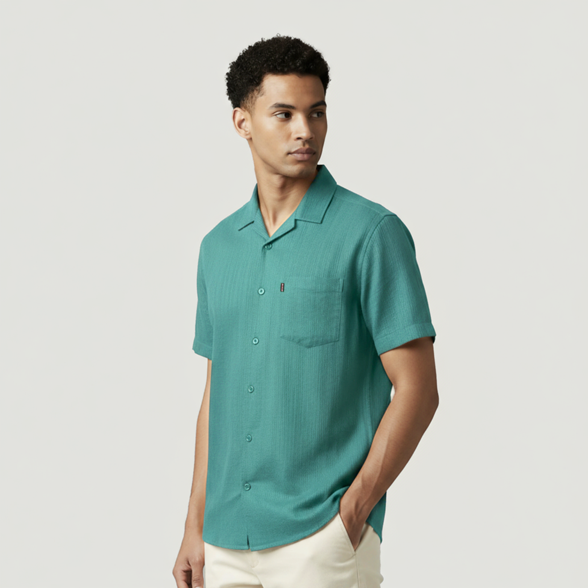 Summer Cuban Collar Shirt