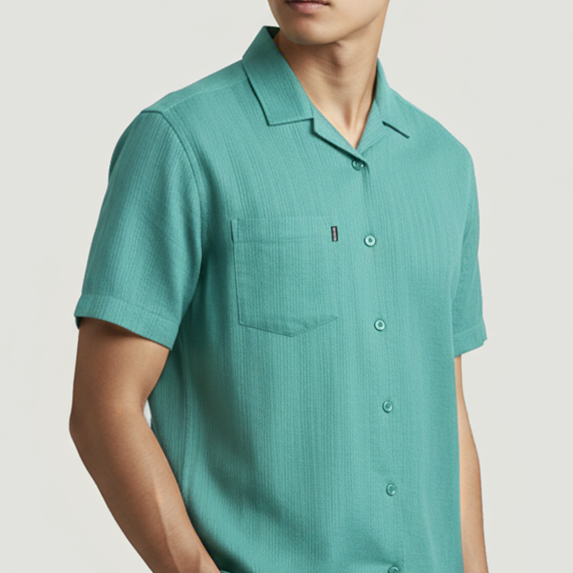 Summer Cuban Collar Shirt