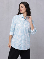 Tie & Dye All Over Print Woven Shirt