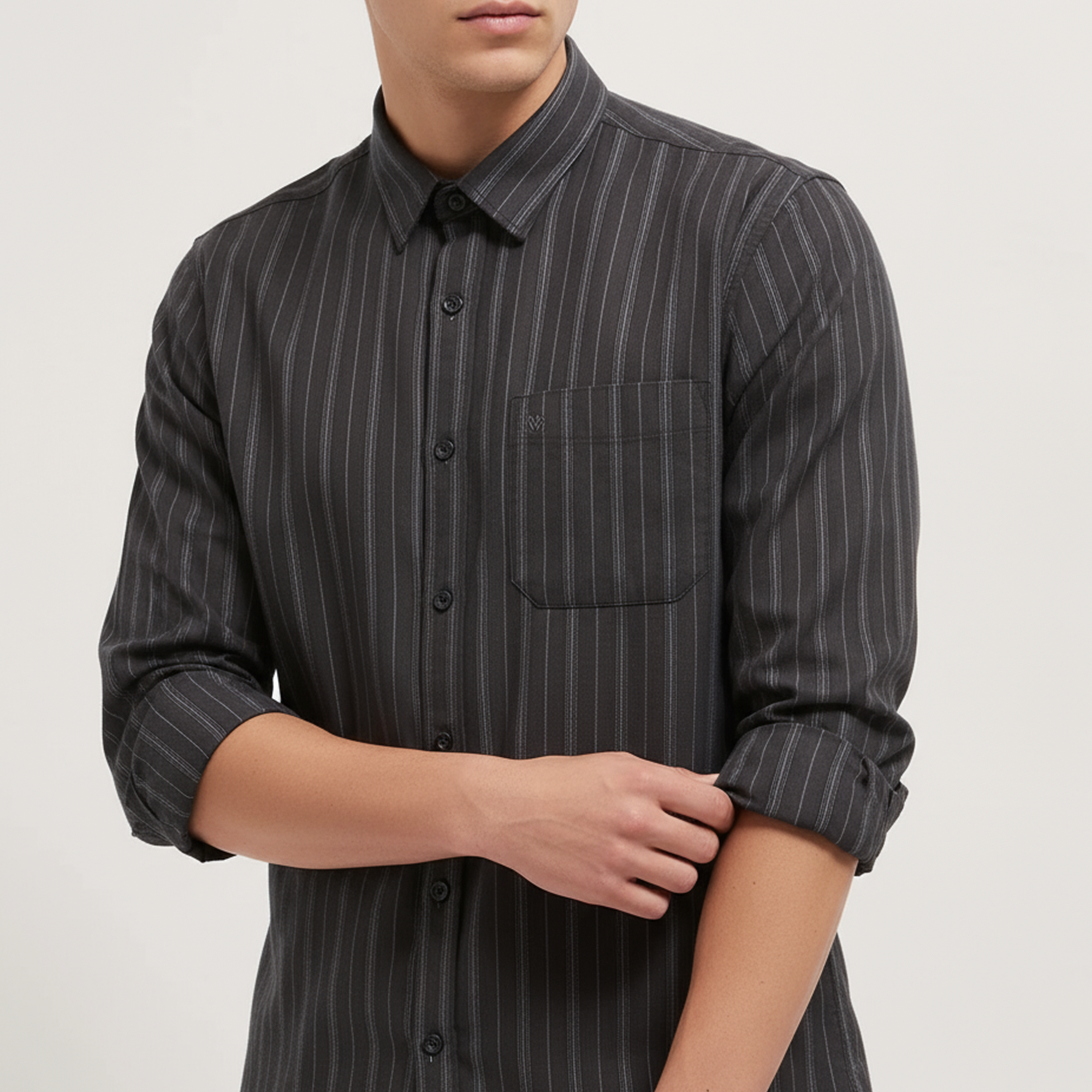 Charcoal Stripe Shirt