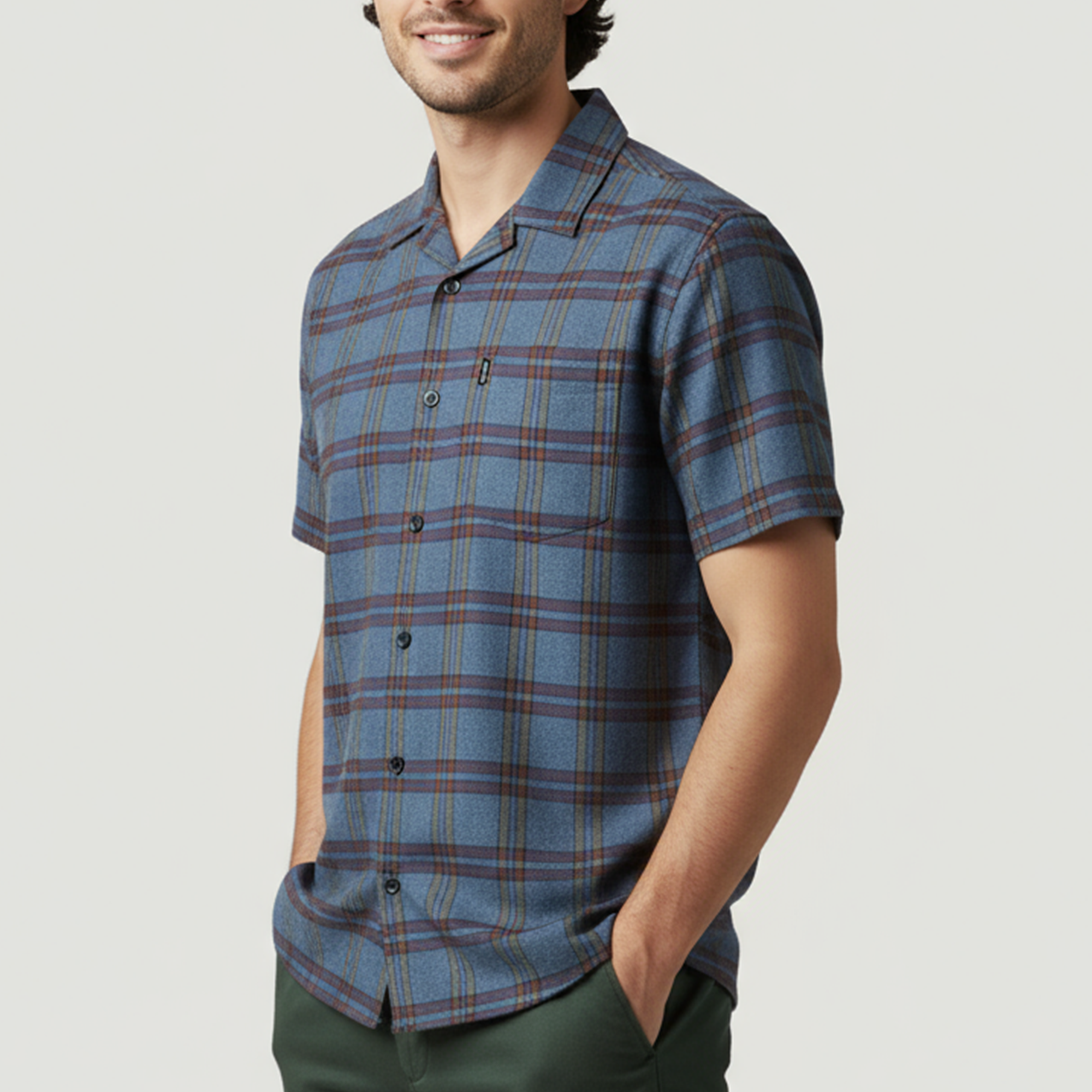 Blue Plaid shirt