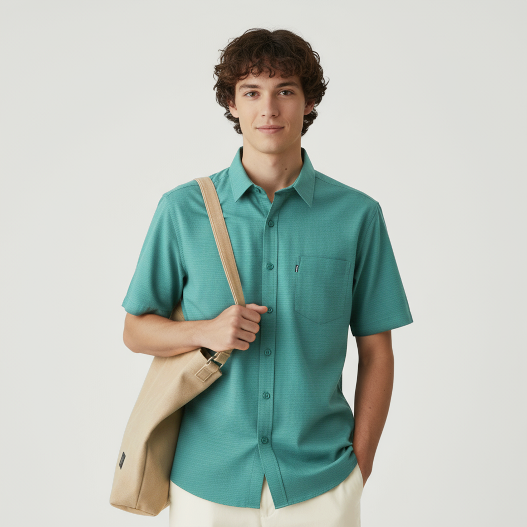 Summer Cuban Collar Shirt