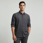 Charcoal Stripe Shirt