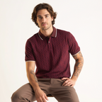 Crimson Crest Polo
