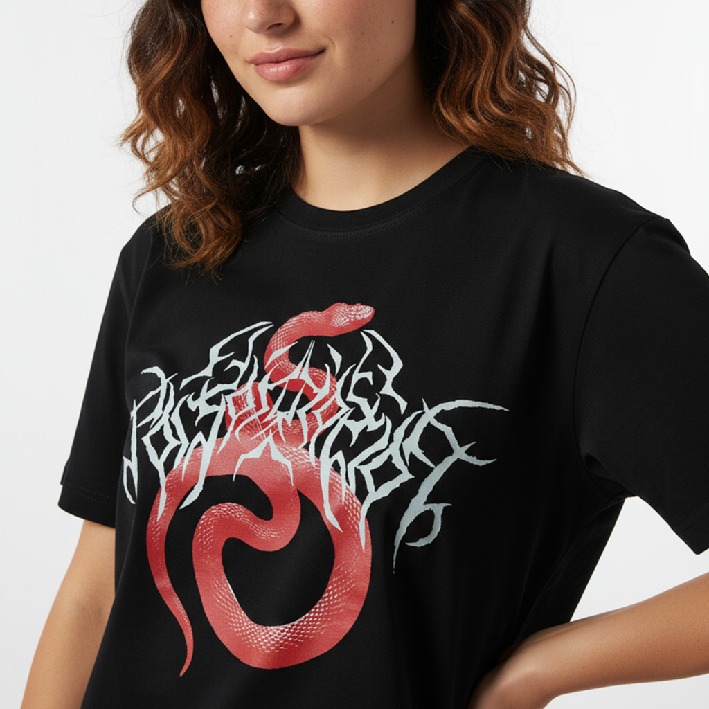 Crimson Coil Tee